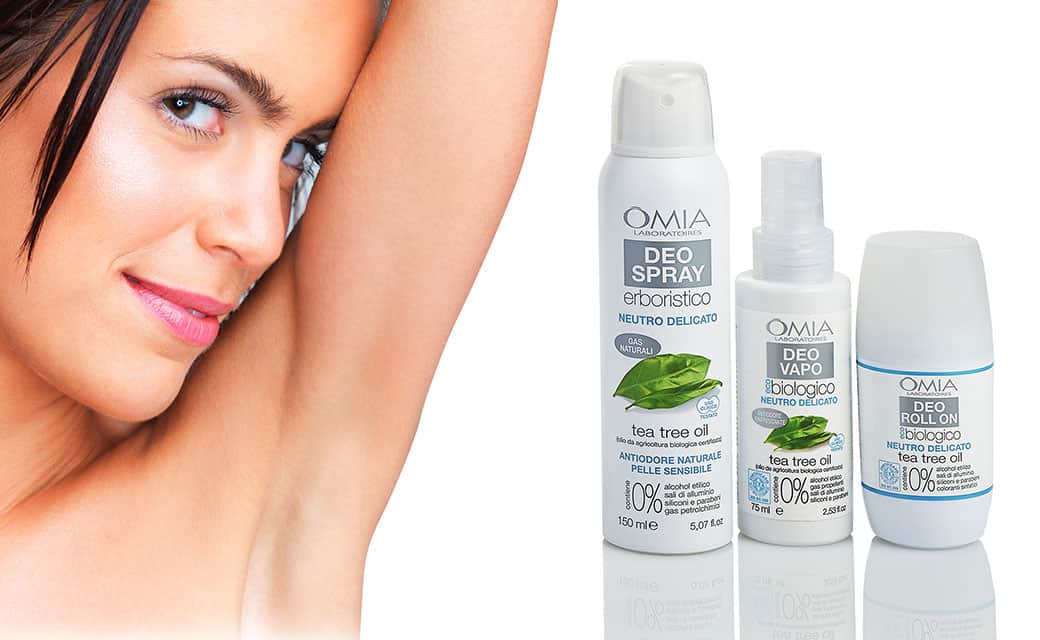 Pelle sensibile? OMIA EcoBioDeo al Tea Tree Oil