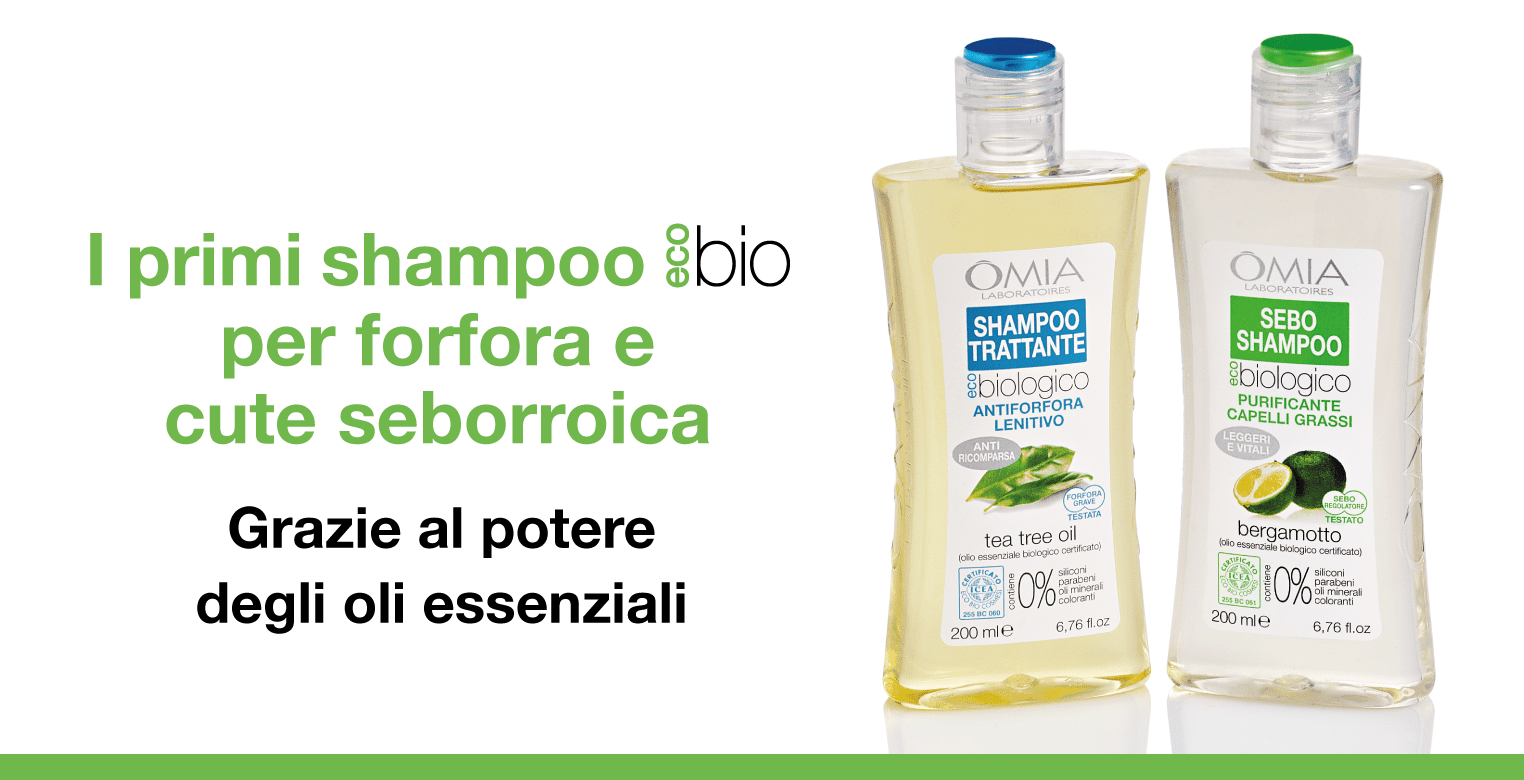 OMIA EcoBio Therapy: la terapia EcoBio per forfora e capelli grassi