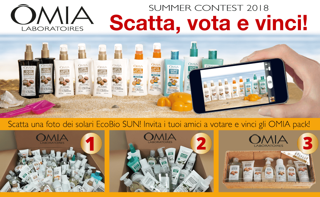 Scatta, vota e vinci il contest dell’estate con #OmiaSun18!